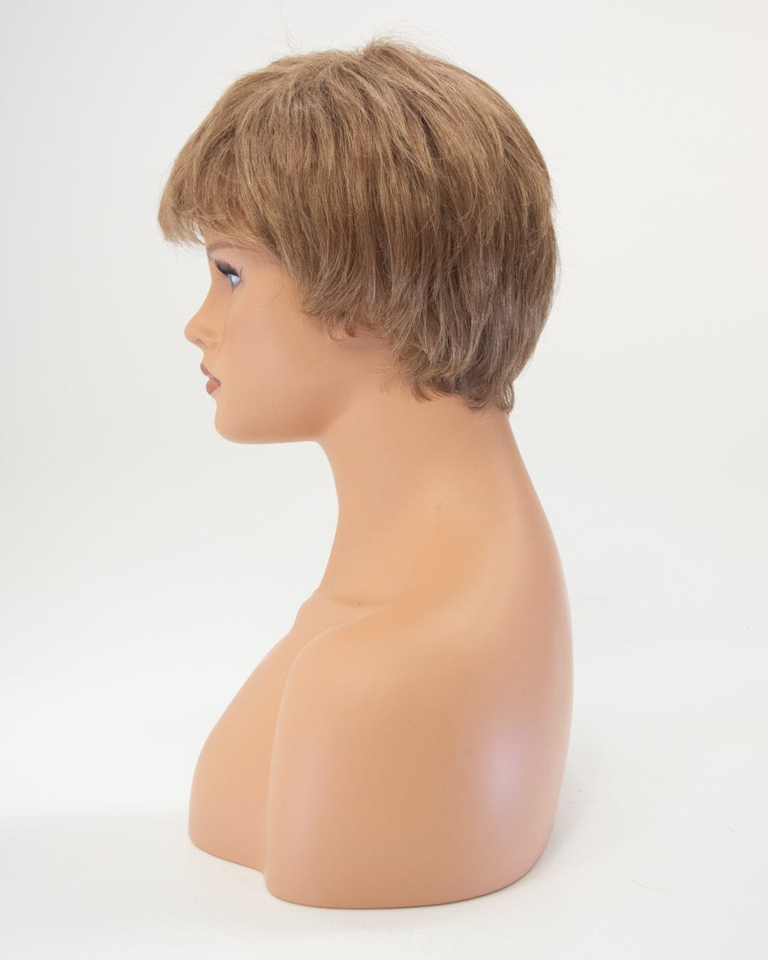 Light Brown Short Synthetic Hair Wig