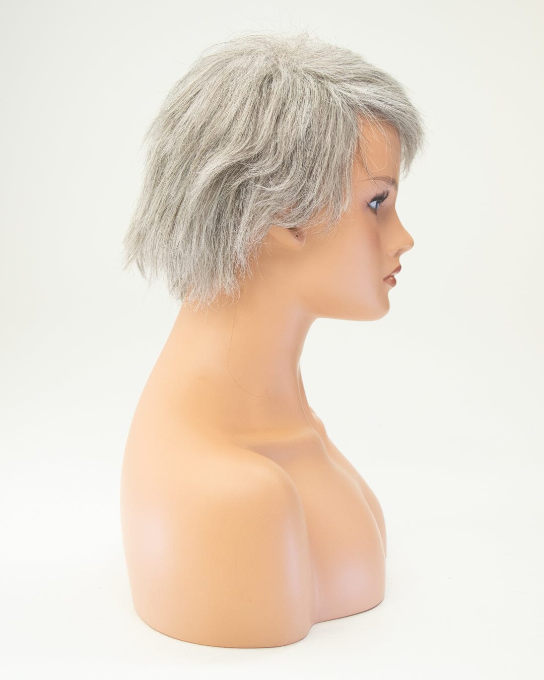 Light Grey 25cm Synthetic Hair Wig