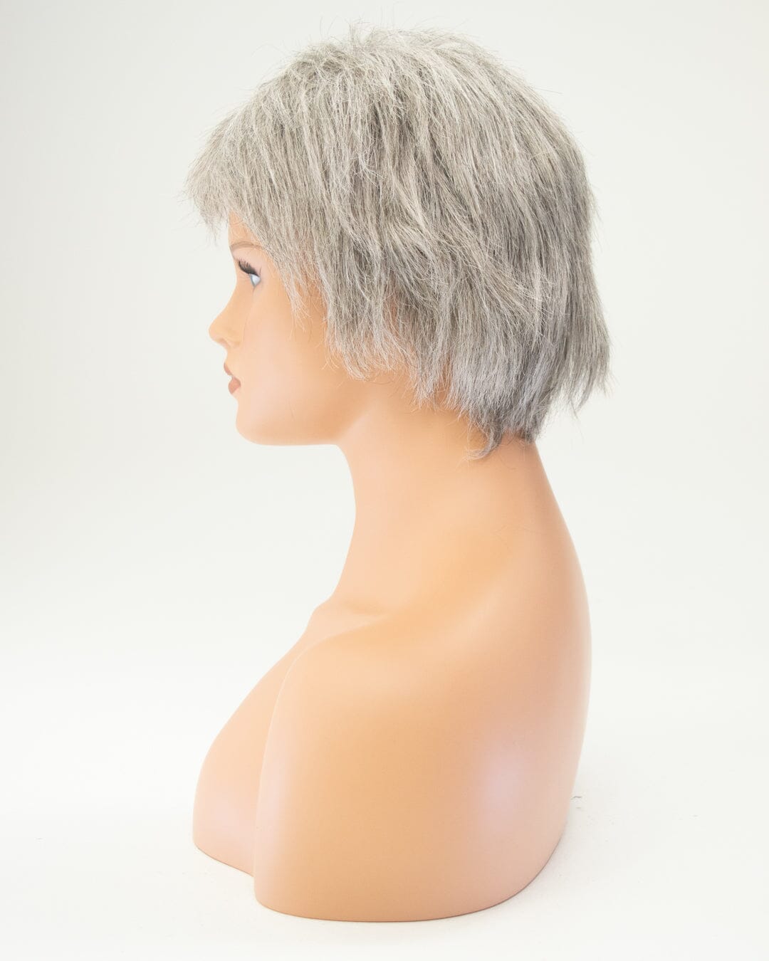 Light Grey 25cm Synthetic Hair Wig