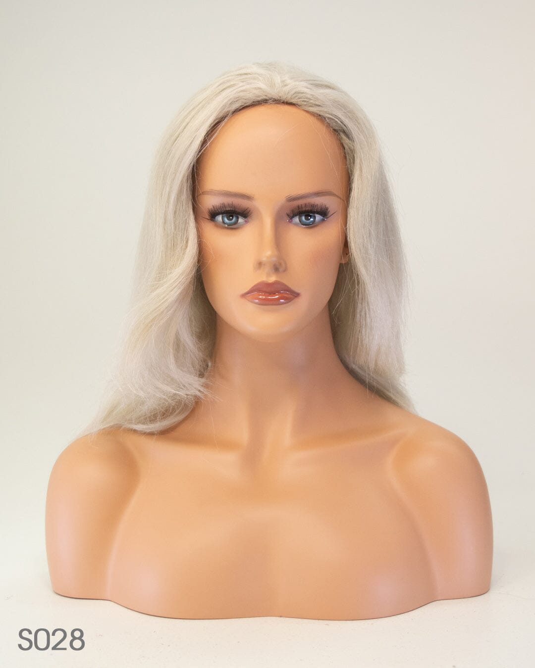 Light Grey 35cm Synthetic Hair Wig