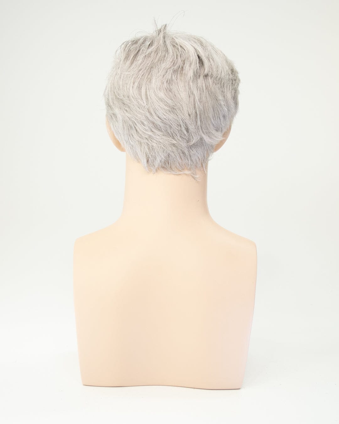 Light Grey Short Synthetic Hair Wig