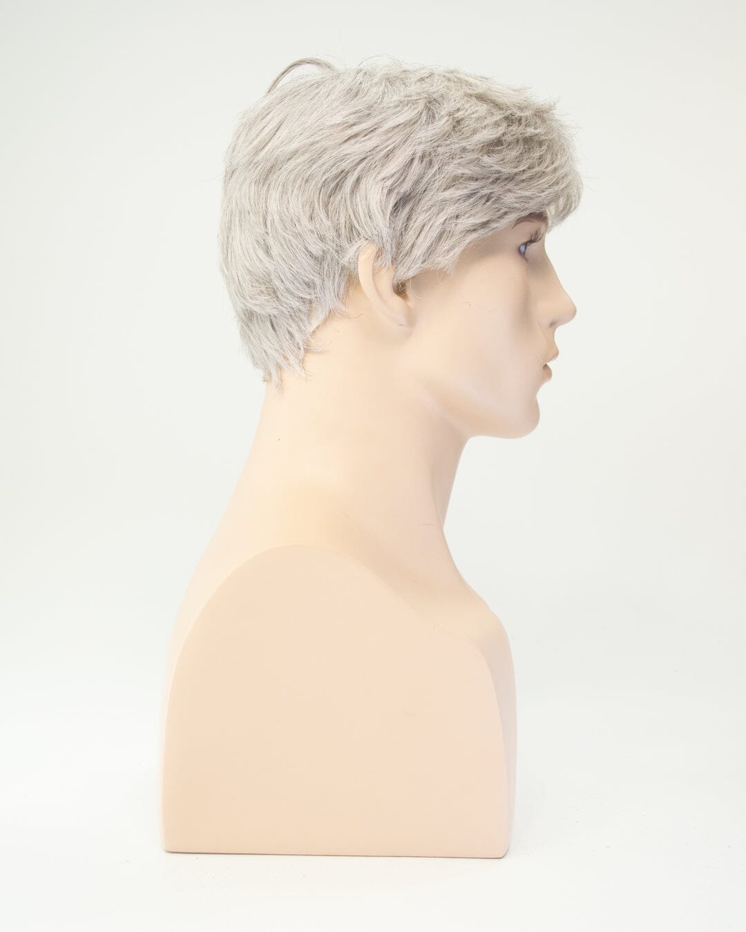 Light Grey Short Synthetic Hair Wig