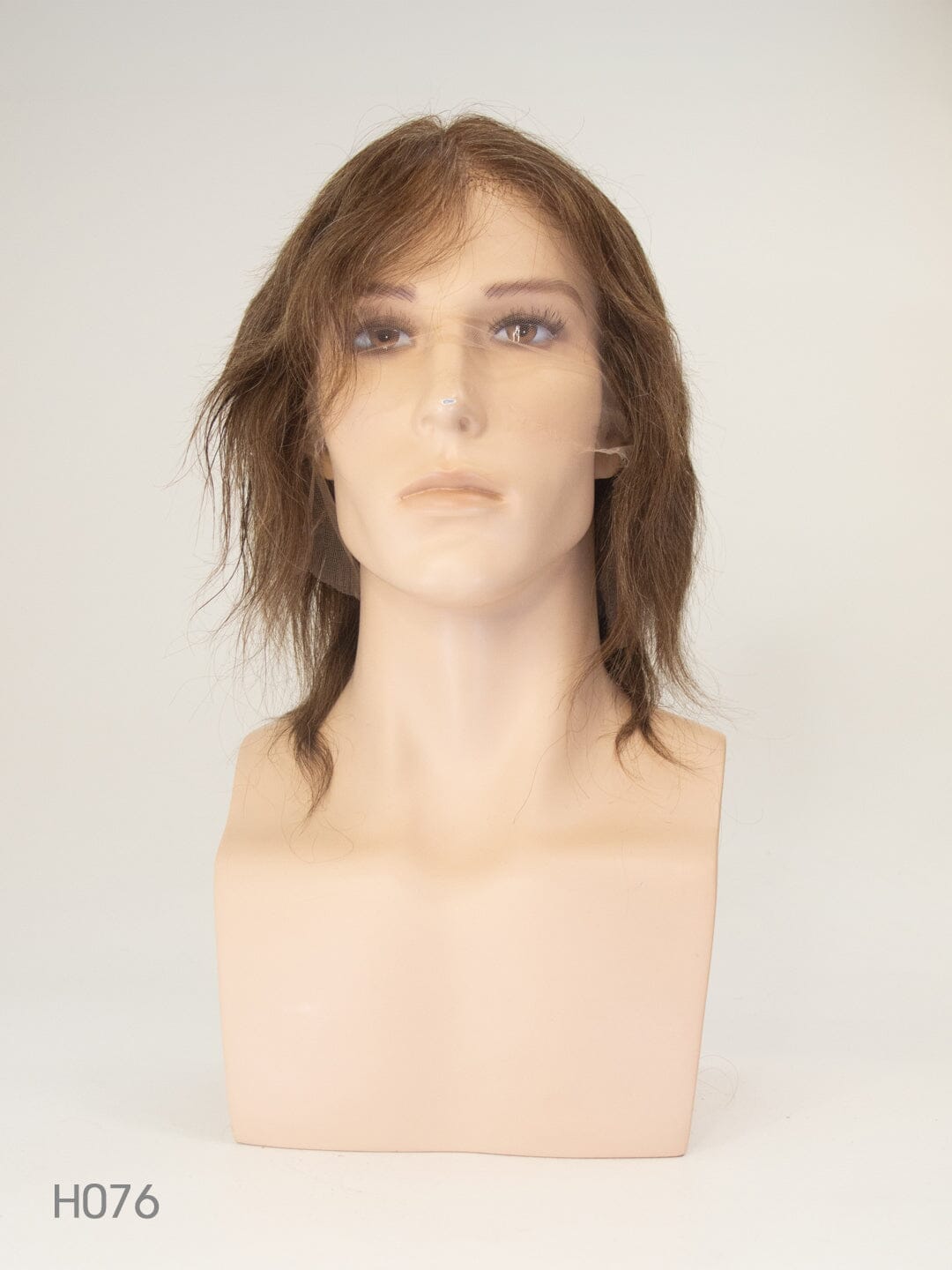 Med Brown 45cm Lace Front Human Hair Wig