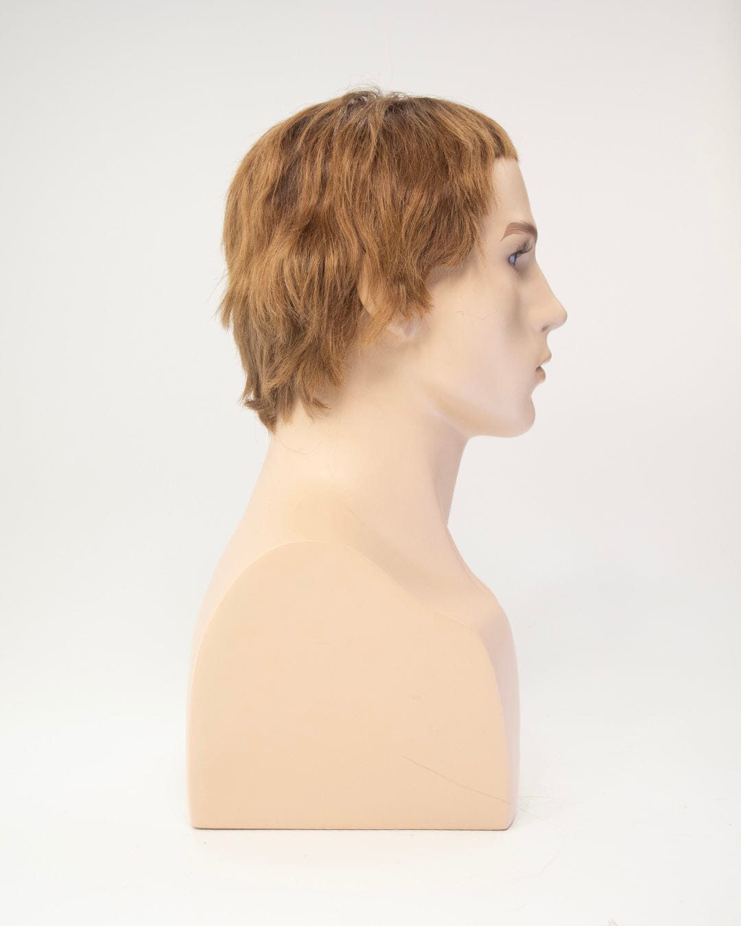 Med Brown Short Human Hair Wig