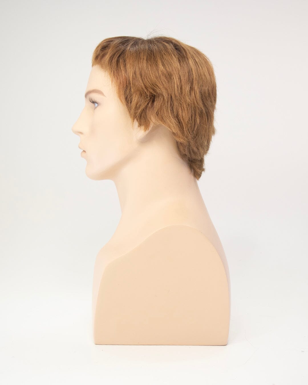 Med Brown Short Human Hair Wig