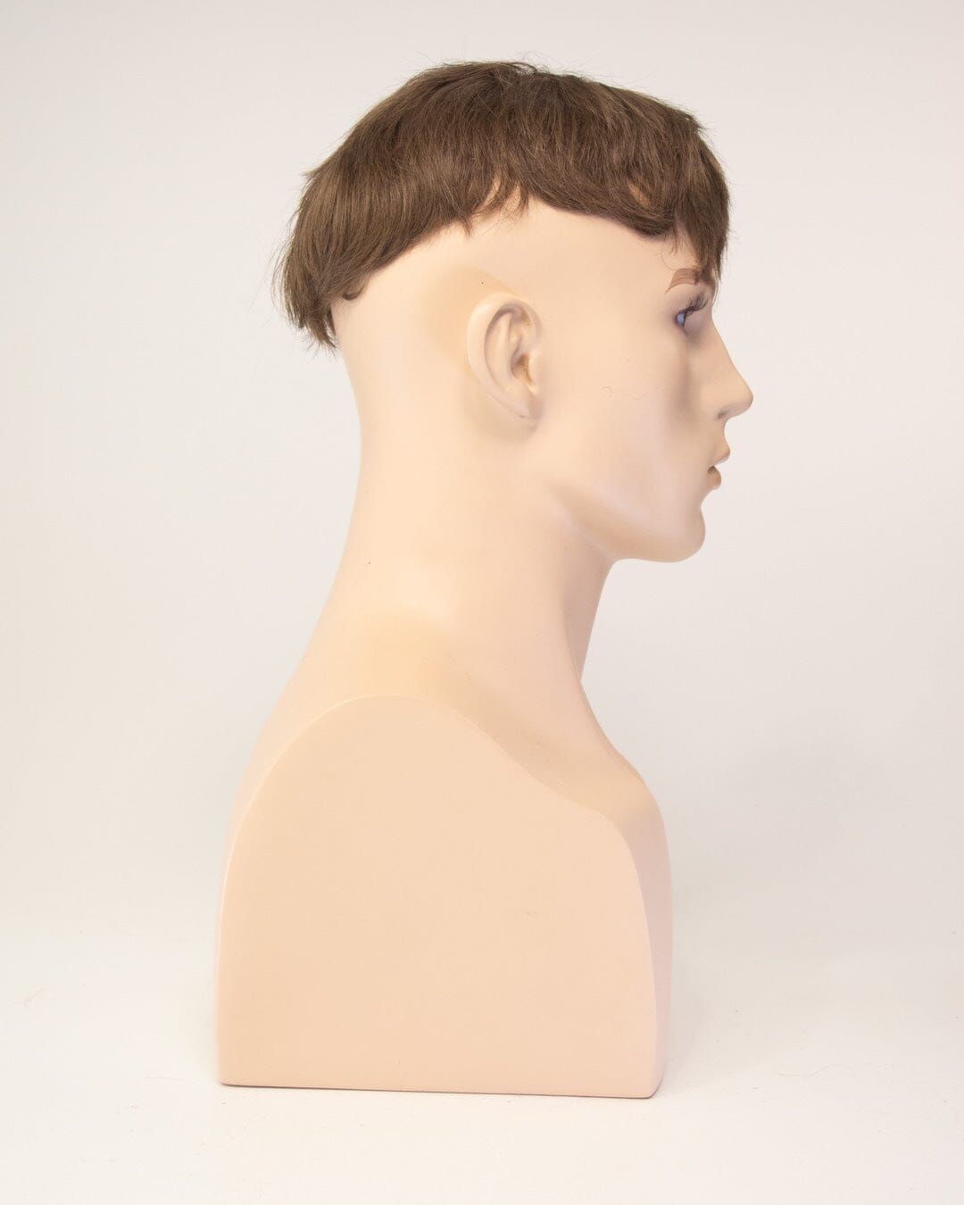 Med Brown Short Human Hair Wig