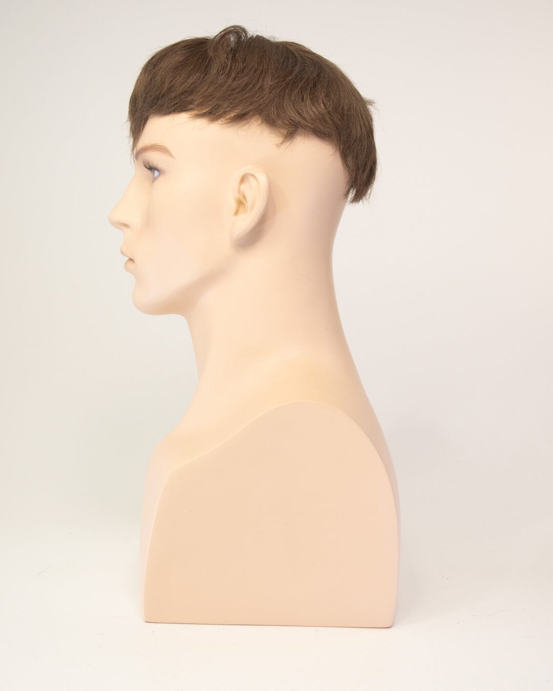 Med Brown Short Human Hair Wig