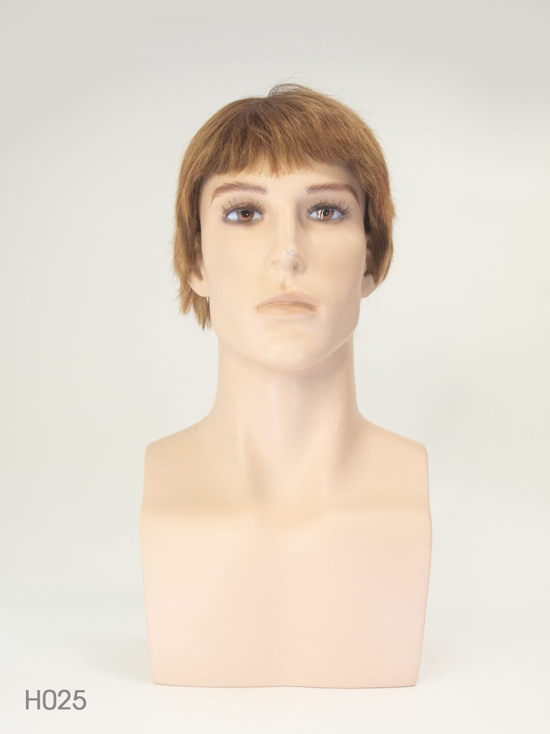 Med Brown Short Human Hair Wig