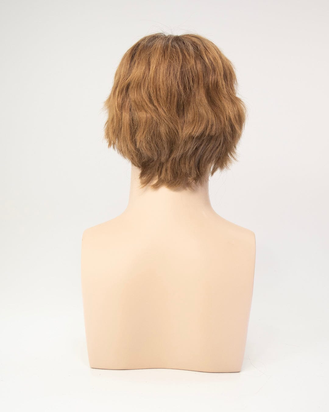 Med Brown Short Human Hair Wig