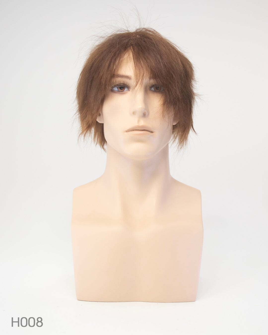 Medium Brown Short Lace Front Human Hair Wig