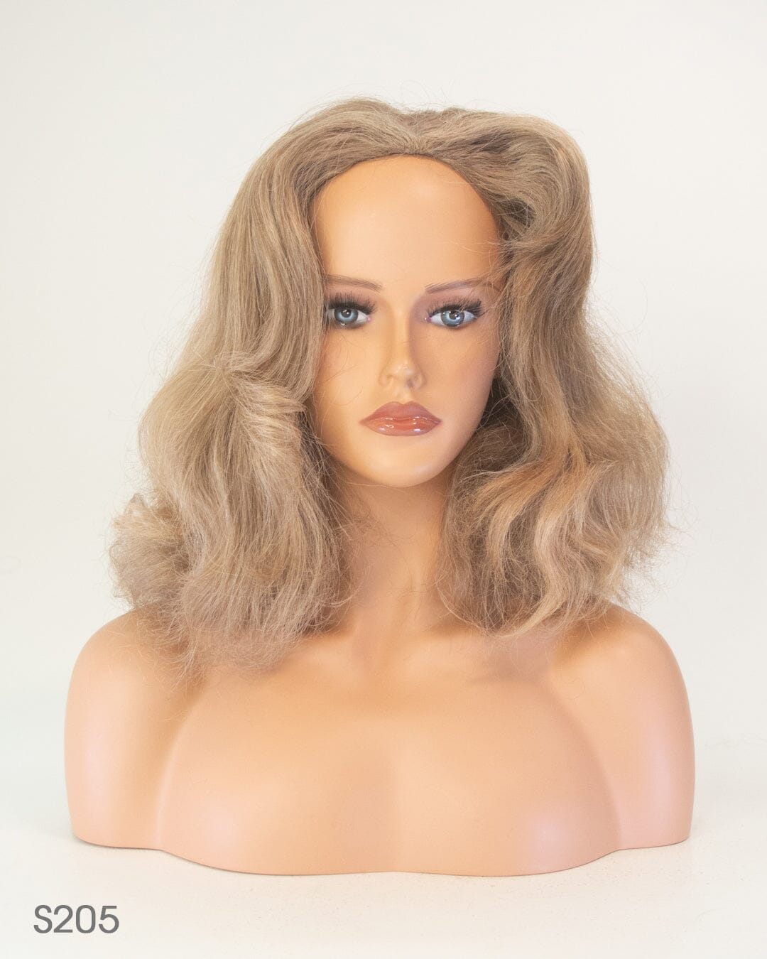 Mousey Brown 35cm Synthetic Hair Wig