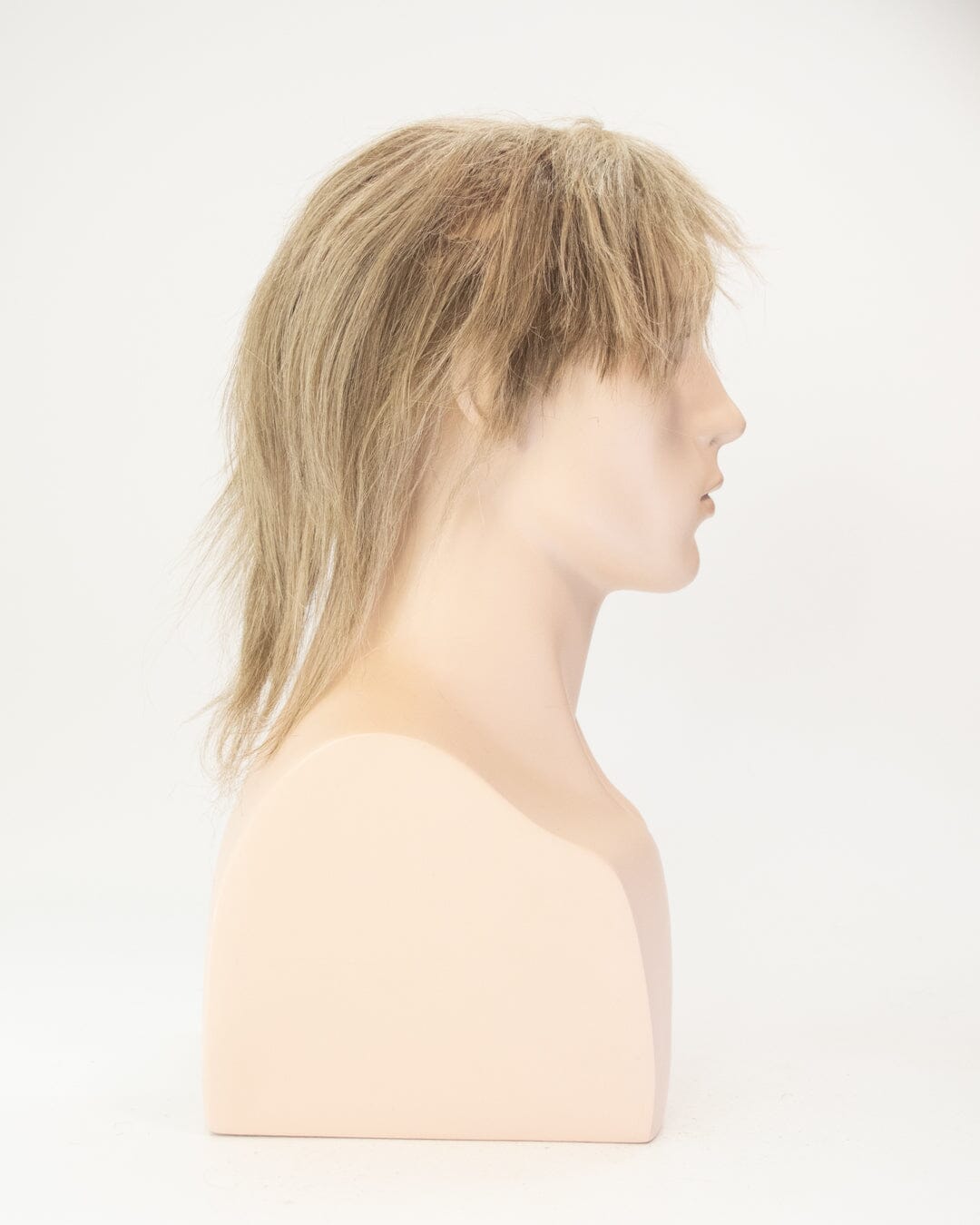 Mousey Brown 40cm Synthetic Hair Mullet Wig