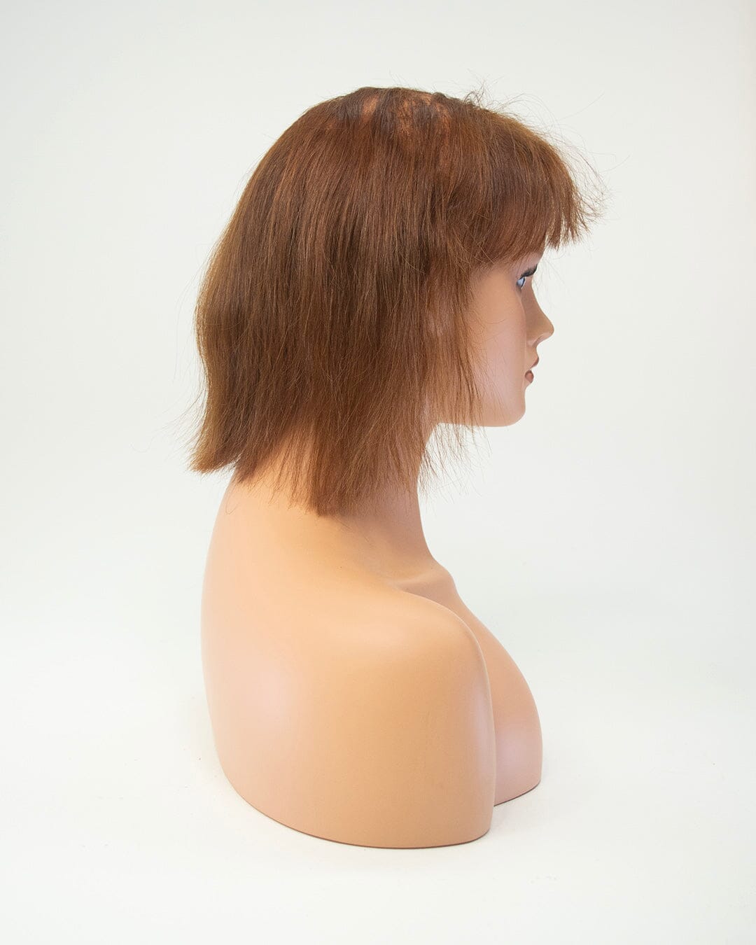 Red Brown 30Cm Lace Front Human Hair Wig