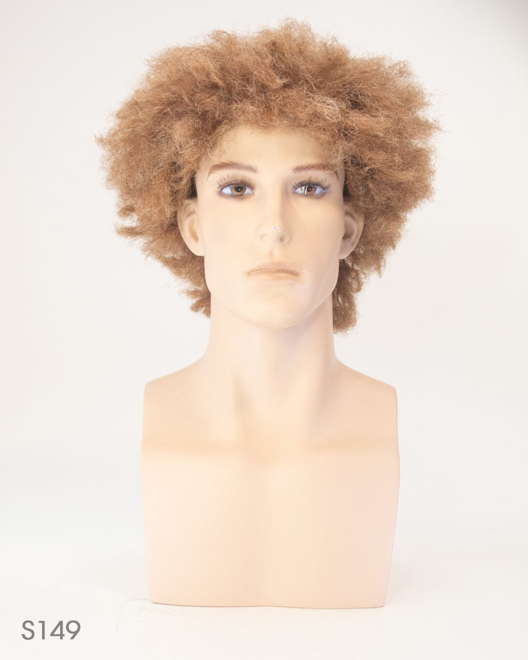 Red Light Brown Synthetic Hair Afro Wig