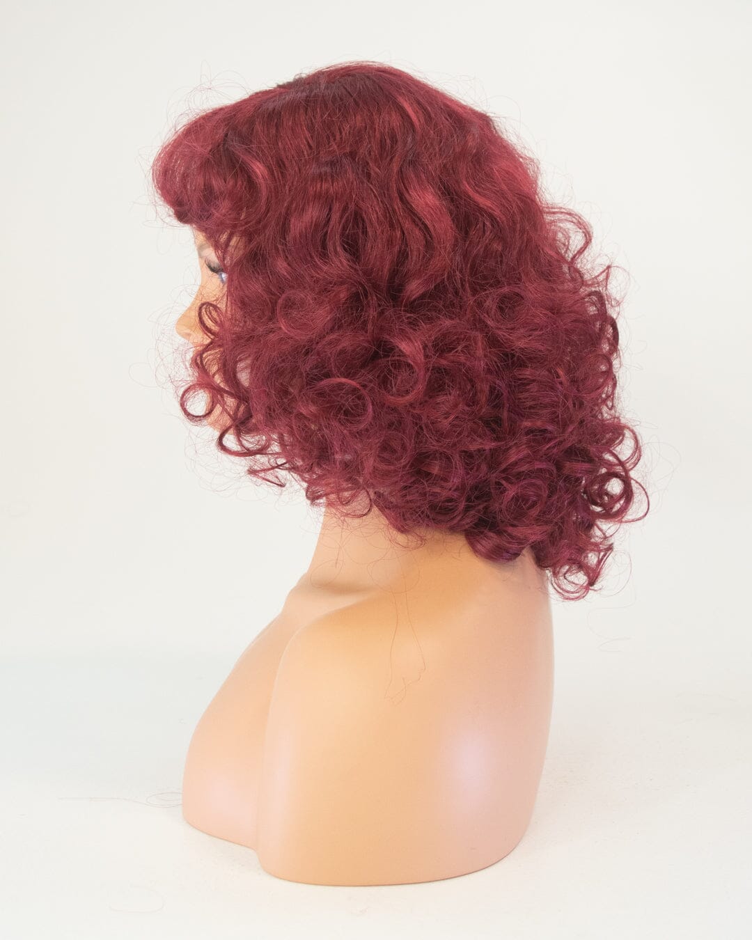 Wine Red 35cm Synthetic Hair Wig