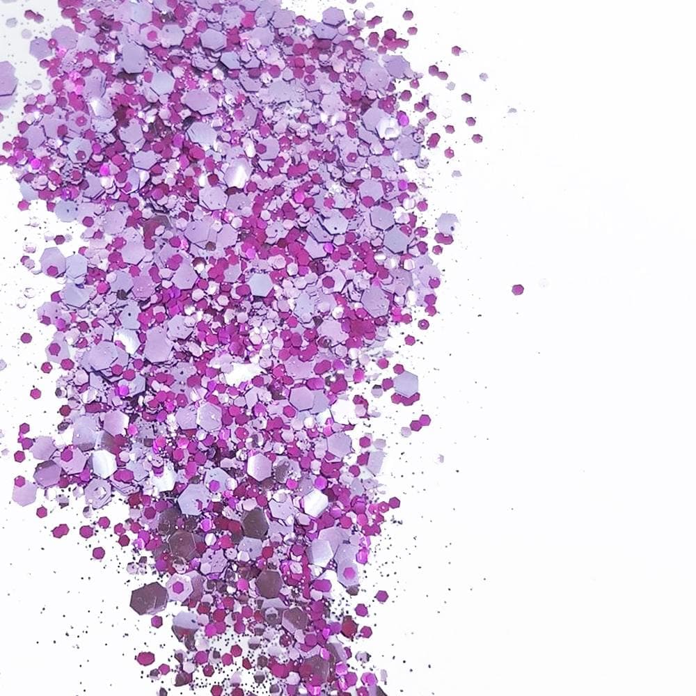 BIODEGRADABLE GLITTER VIOLET MIX