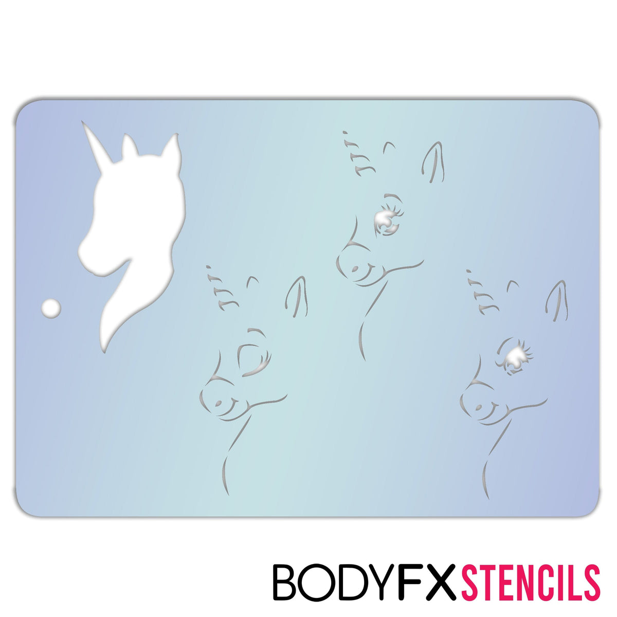 Cutie Unicorn Layer Stencil