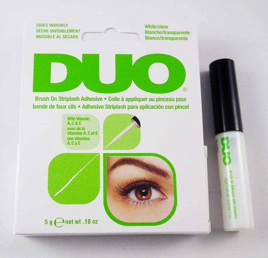 DUO EYELASH GLUE WHITE - BRUSH ON