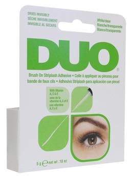 DUO EYELASH GLUE WHITE - BRUSH ON