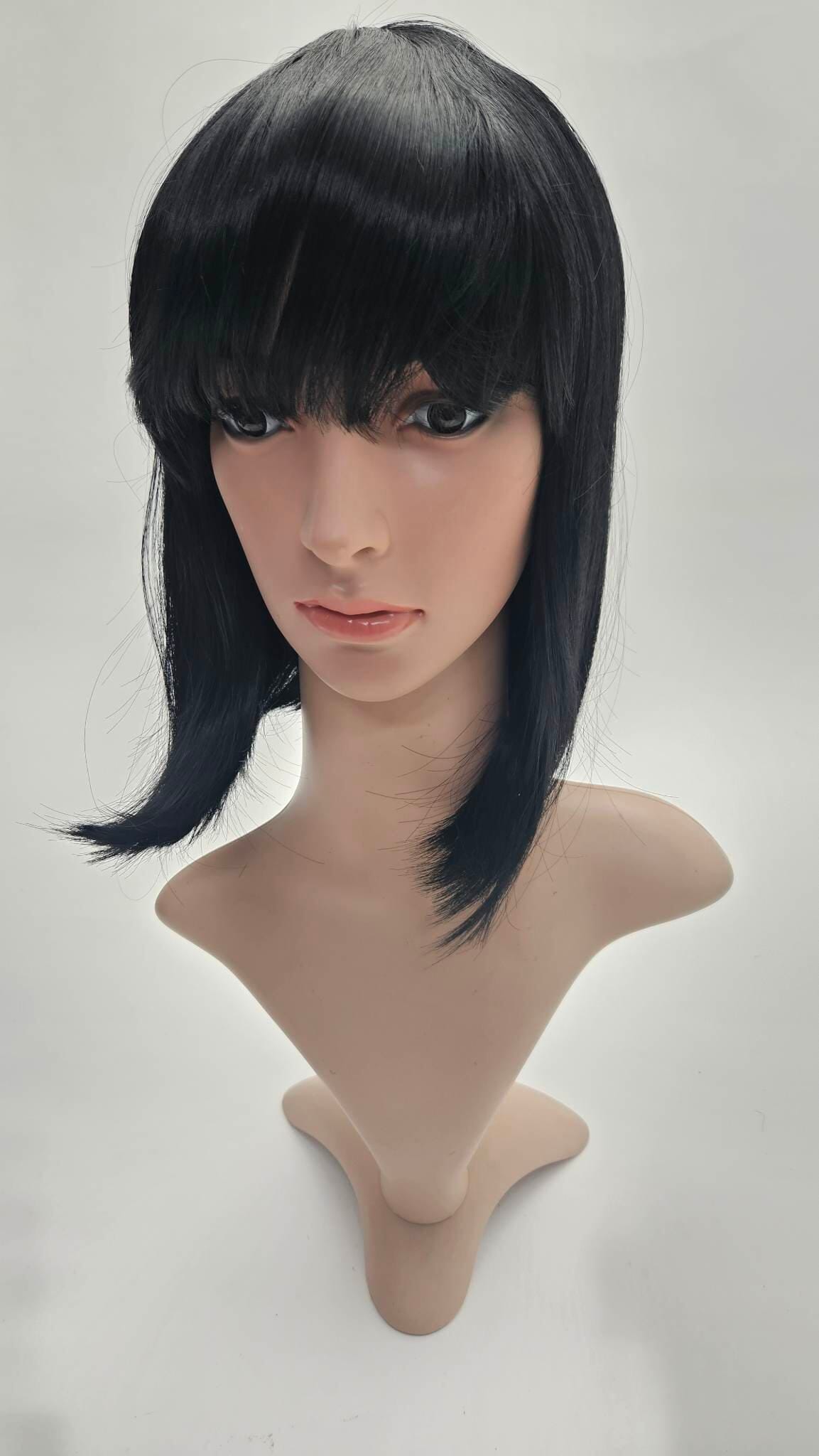 Edna- Black Bob with Fringe Wig