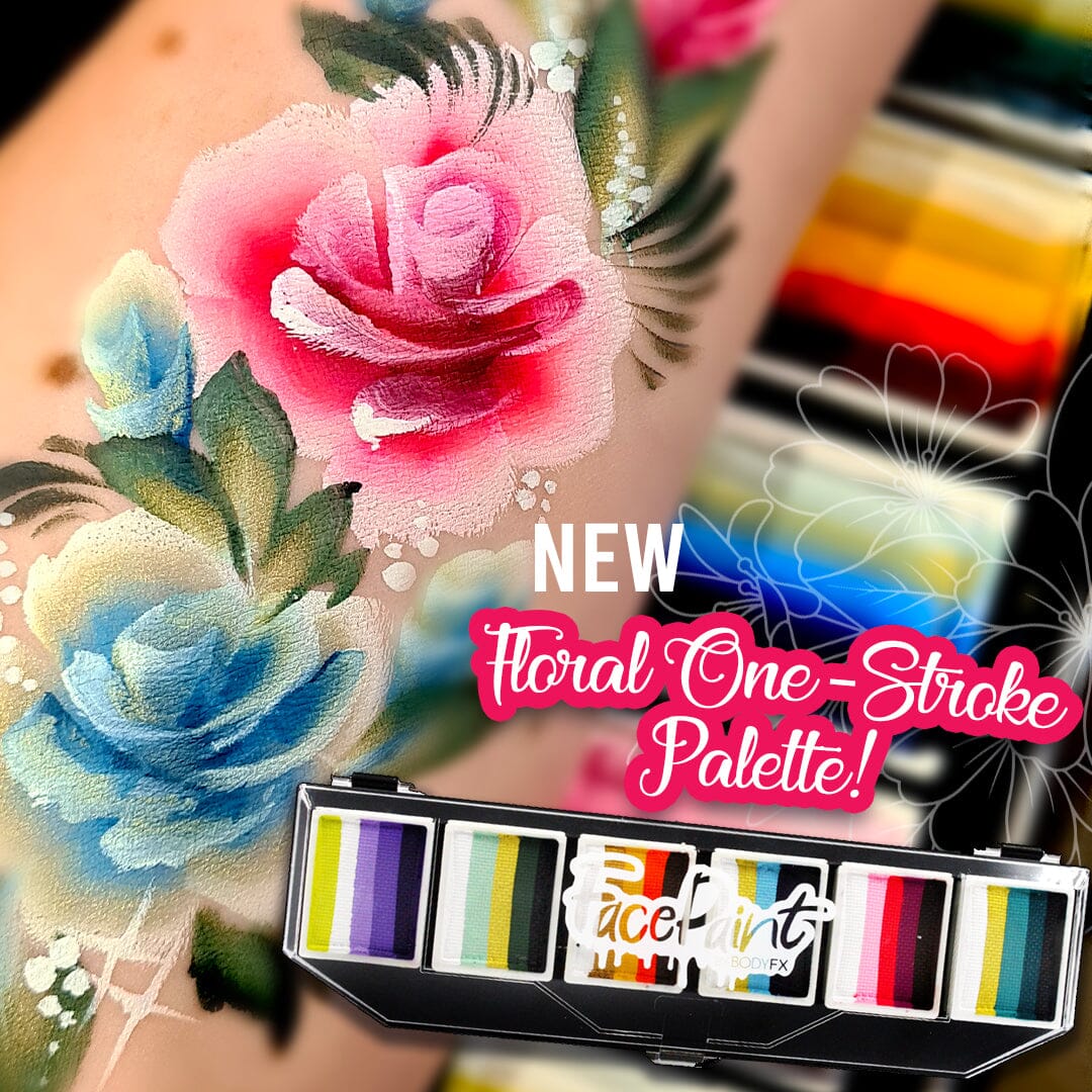 Floral One Stroke Palette