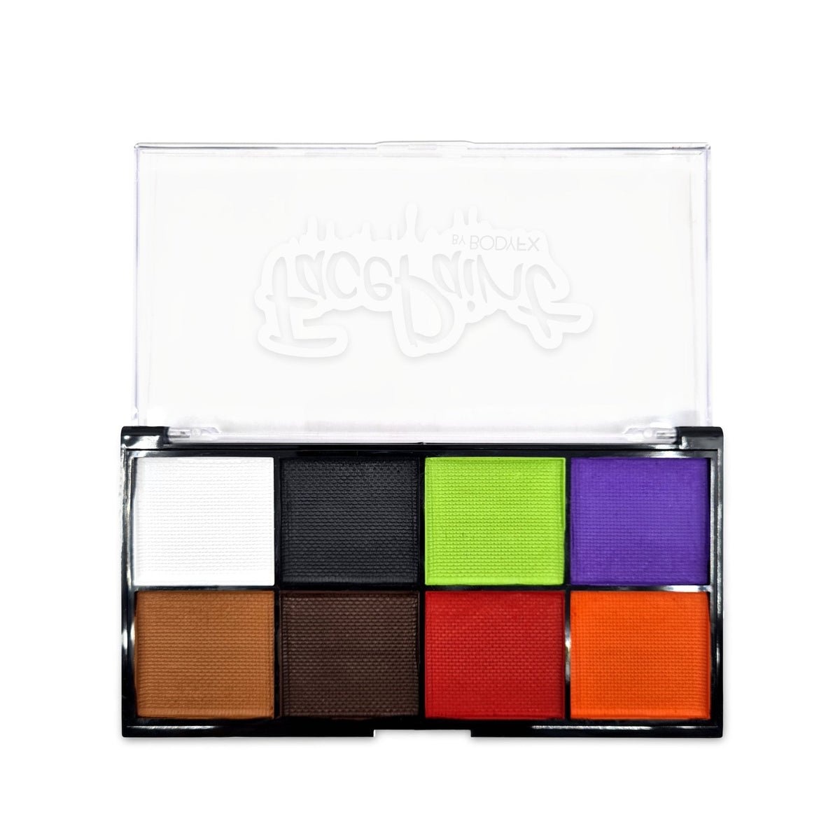 Halloween face paint palette with Mini Halloween stencil