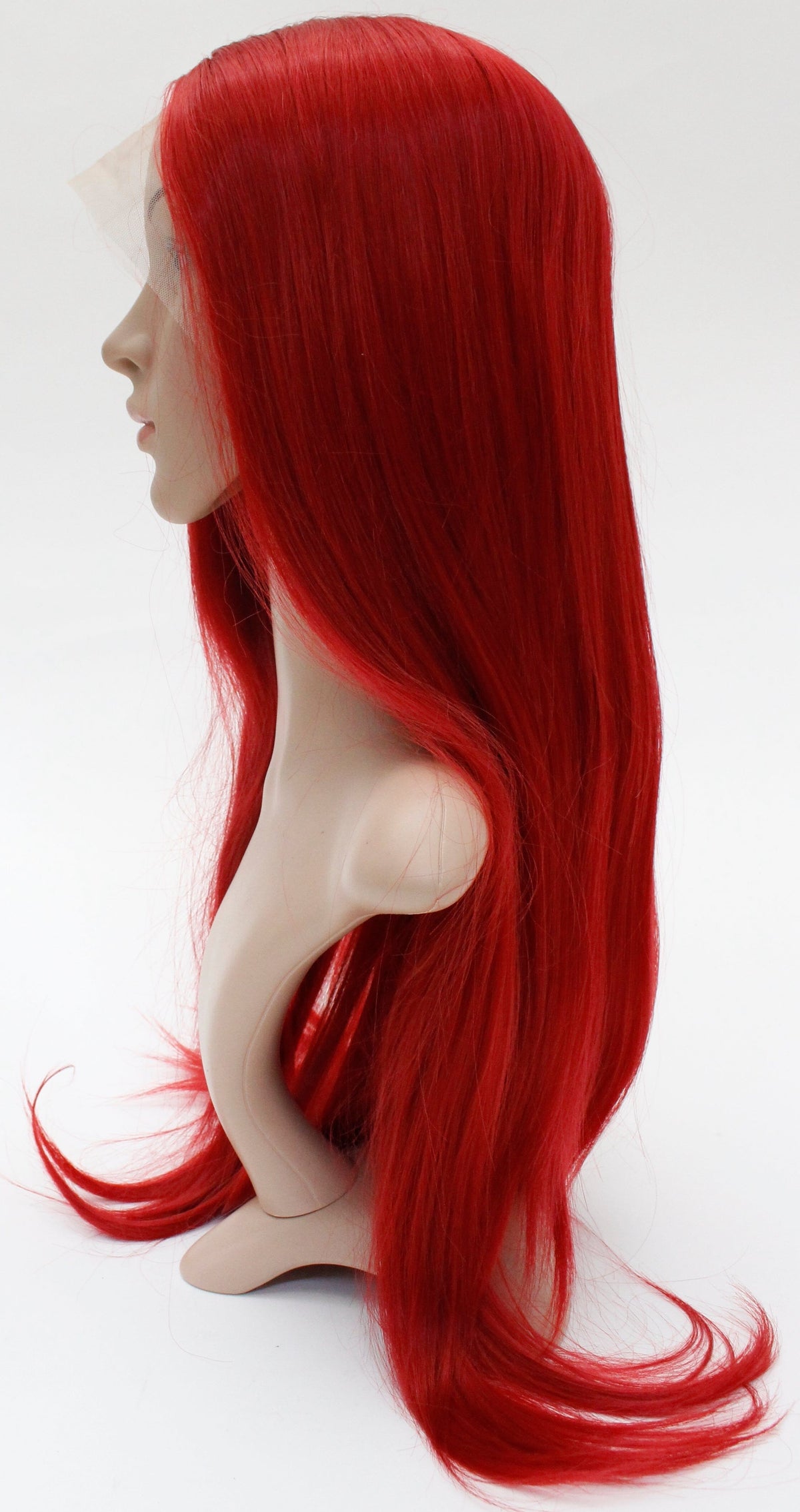 LACE FRONT- Straight Red