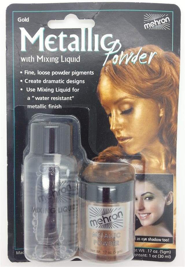 MEHRON- METALLIC POWDER GOLD WITH MIXING LIQUID