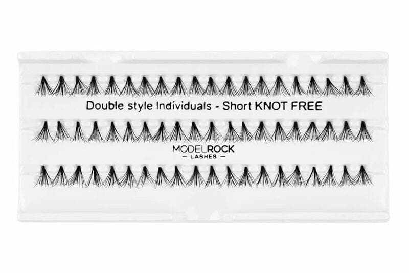 MODEL ROCK LASHES- INDIVIDUALS SHORT KNOT FREE