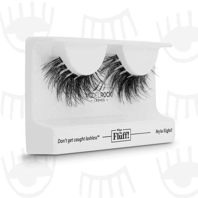 MODEL ROCK LASHES- WHAT THE FLUFF ! &#39;STYLE EIGHT&#39;