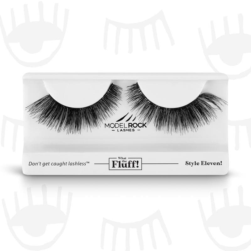 MODEL ROCK LASHES- WHAT THE FLUFF ! &#39;STYLE ELEVEN&#39;