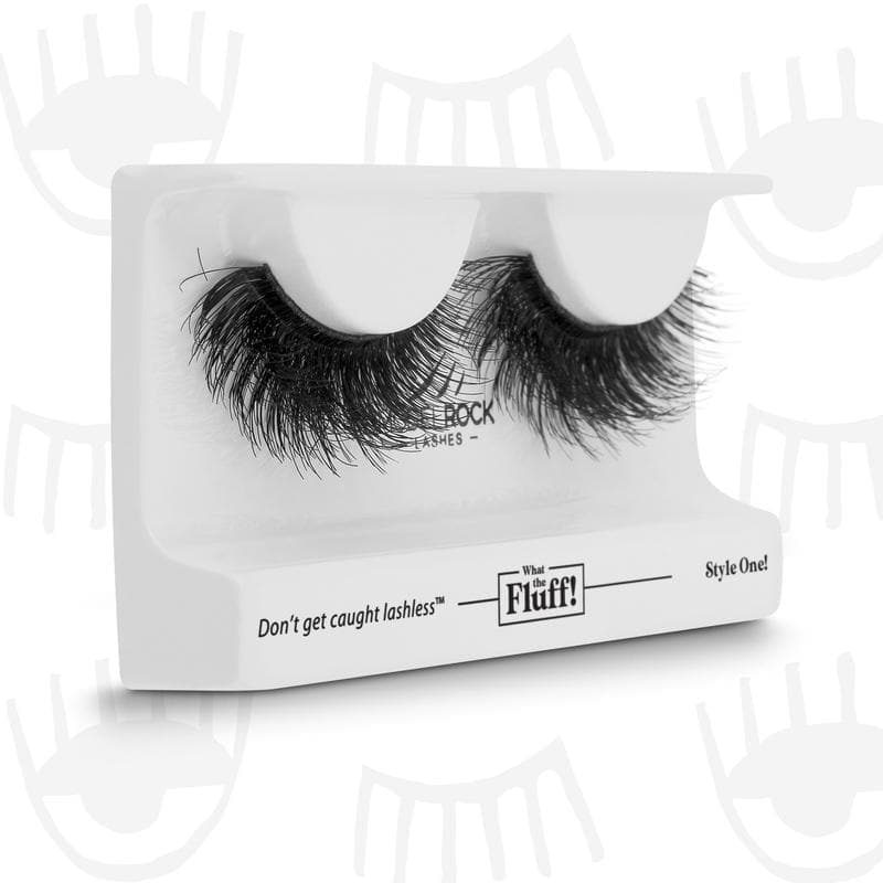 MODEL ROCK LASHES- WHAT THE FLUFF ! &#39;STYLE ONE&#39;