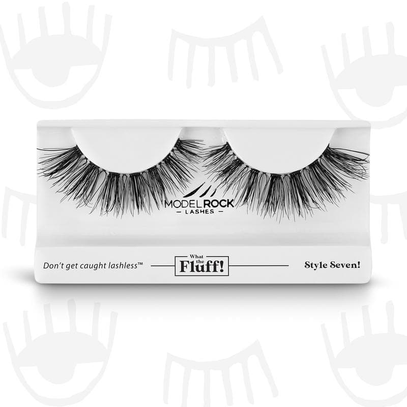 MODEL ROCK LASHES- WHAT THE FLUFF ! &#39;STYLE SEVEN&#39;