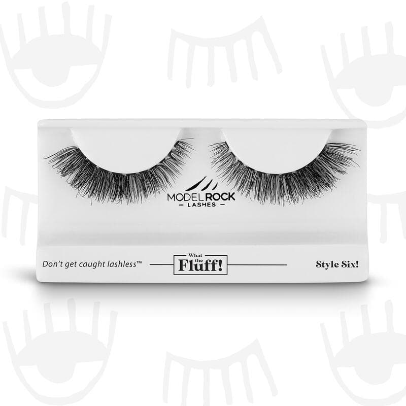 MODEL ROCK LASHES- WHAT THE FLUFF ! &#39;STYLE SIX&#39;