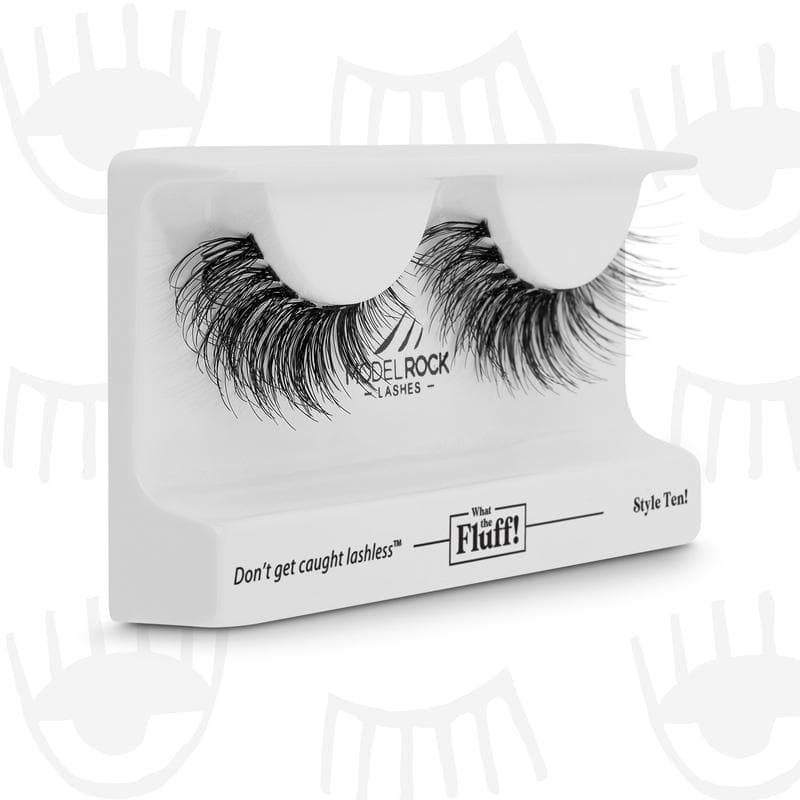 MODEL ROCK LASHES- WHAT THE FLUFF ! &#39;STYLE TEN&#39;