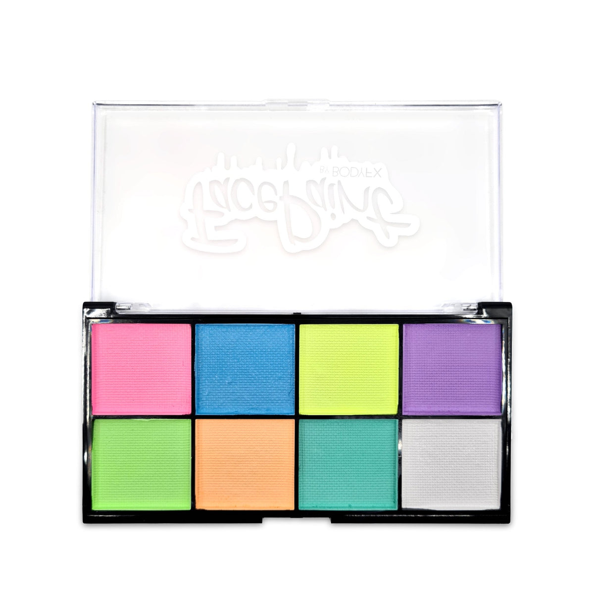 Pastel Neon face paint palette