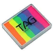 TAG- SPLIT CAKE NEON RAINBOW