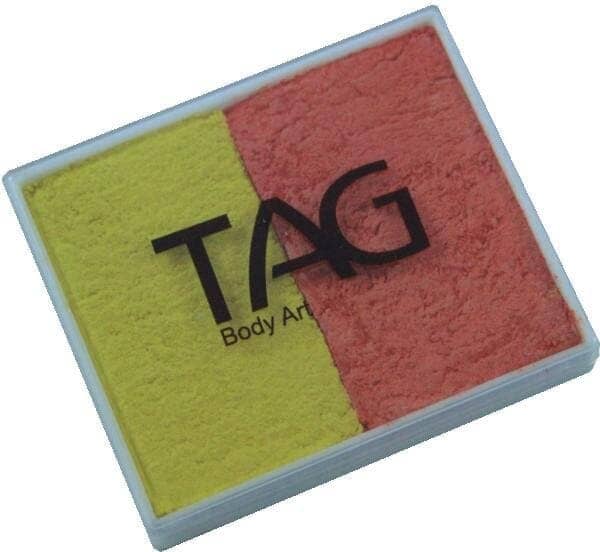 TAG- SPLIT CAKE PEARL ORANGE / PEARL YELLOW