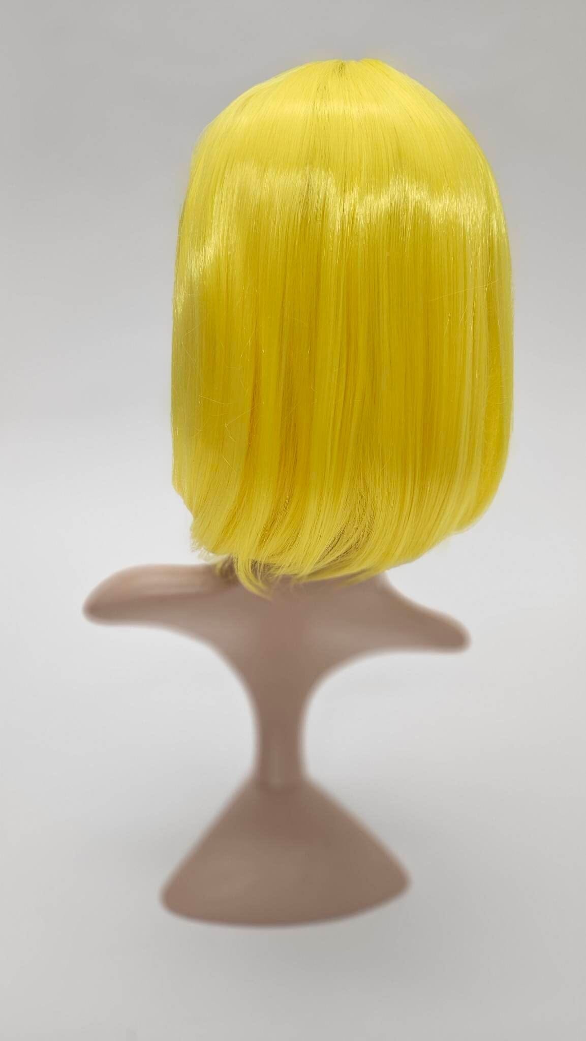 Summer- Yellow Bob with Fringe Wig