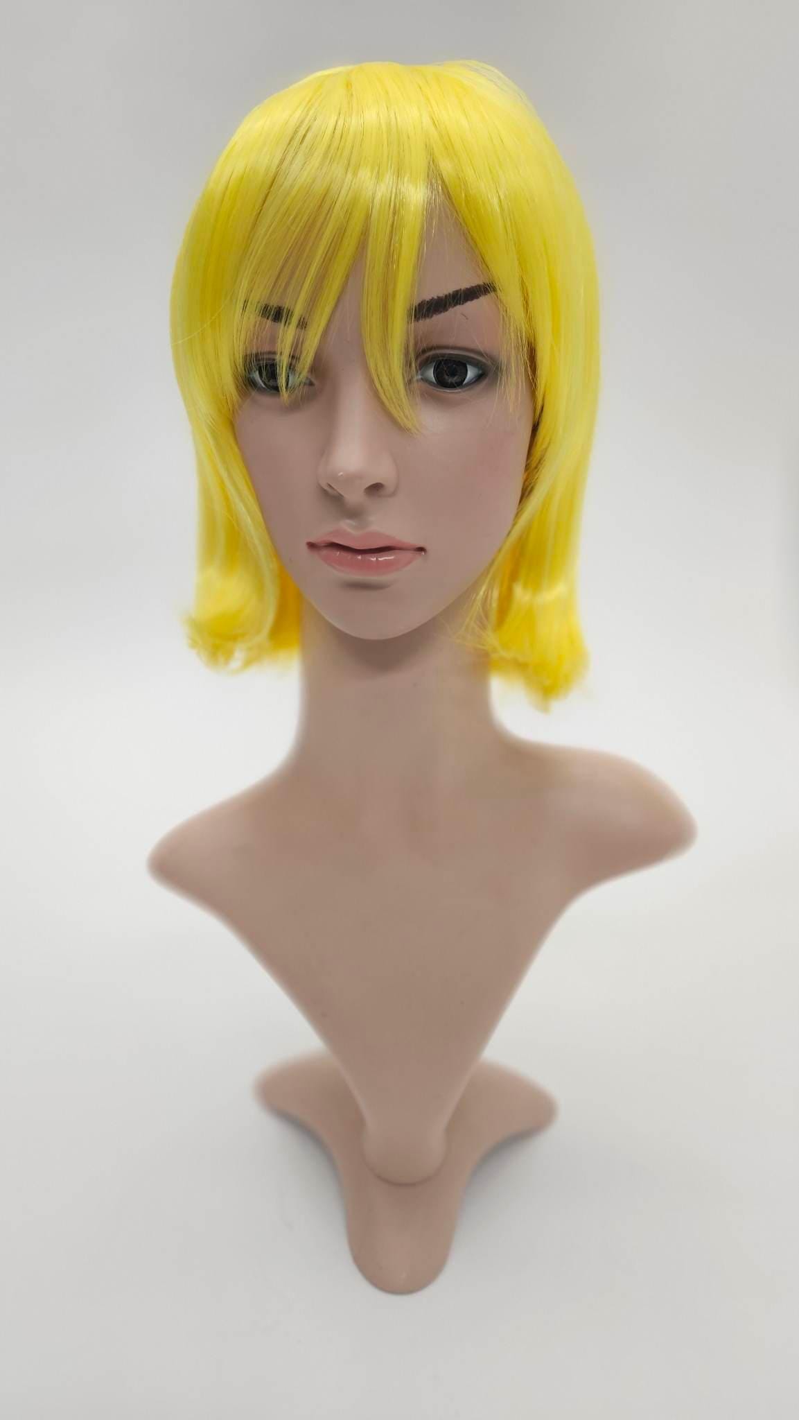 Summer- Yellow Bob with Fringe Wig