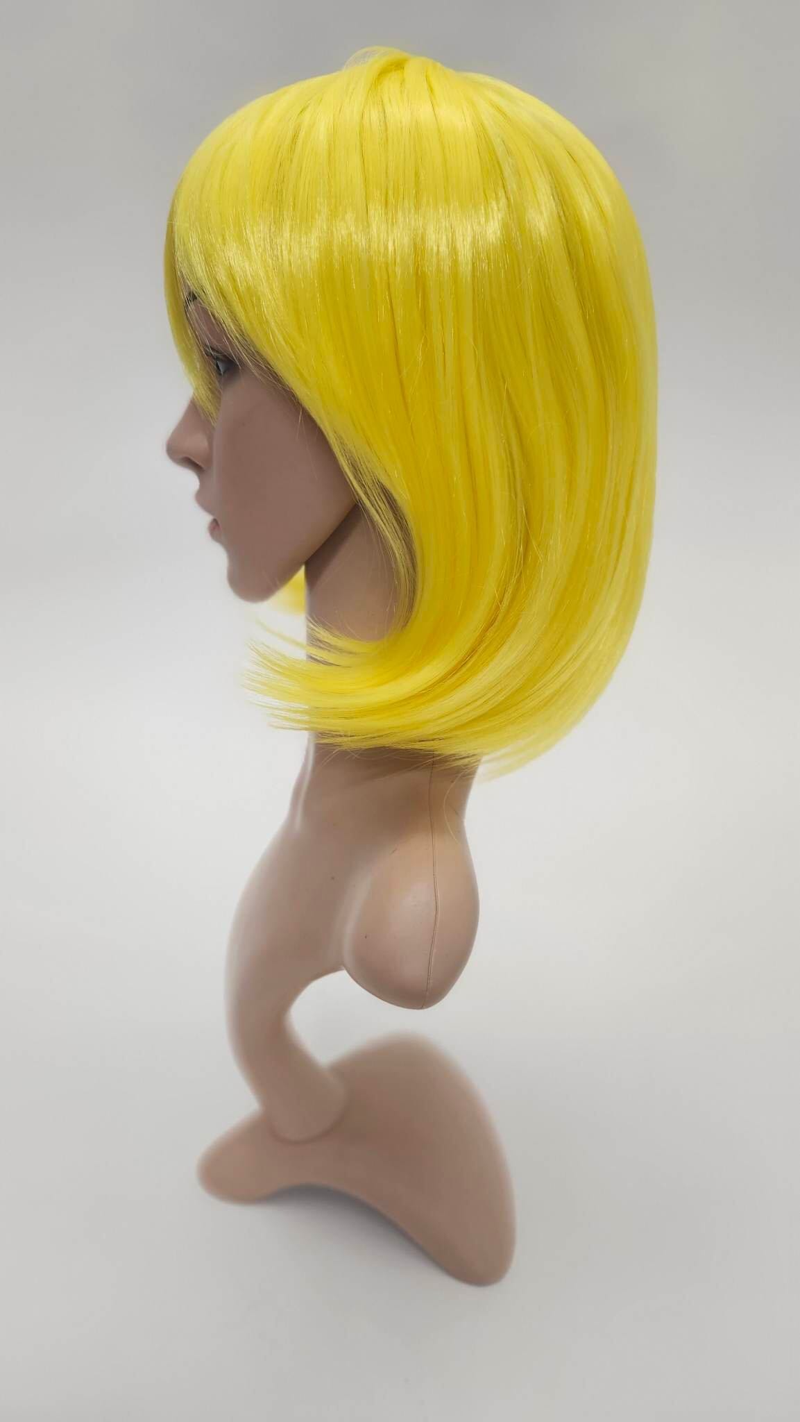 Summer- Yellow Bob with Fringe Wig