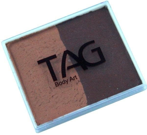 TAG- SPLIT CAKE BROWN / MID BROWN