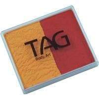 TAG- SPLIT CAKE GOLDEN ORANGE / RED