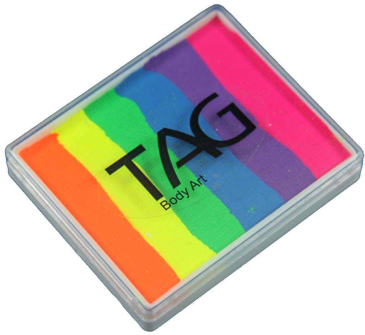 TAG- SPLIT CAKE NEON RAINBOW