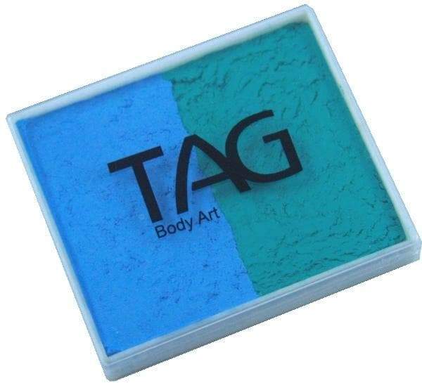 TAG- SPLIT CAKE TEAL / LIGHT BLUE