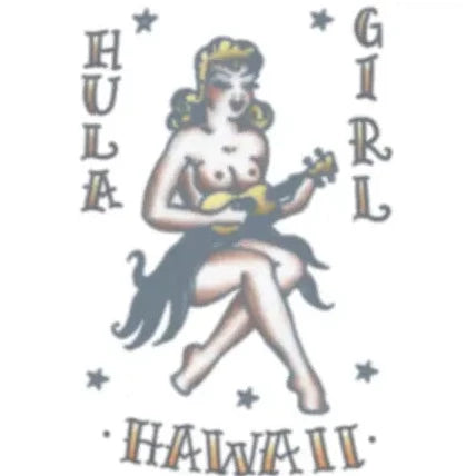 Temporary Tattoos- Hula Girl