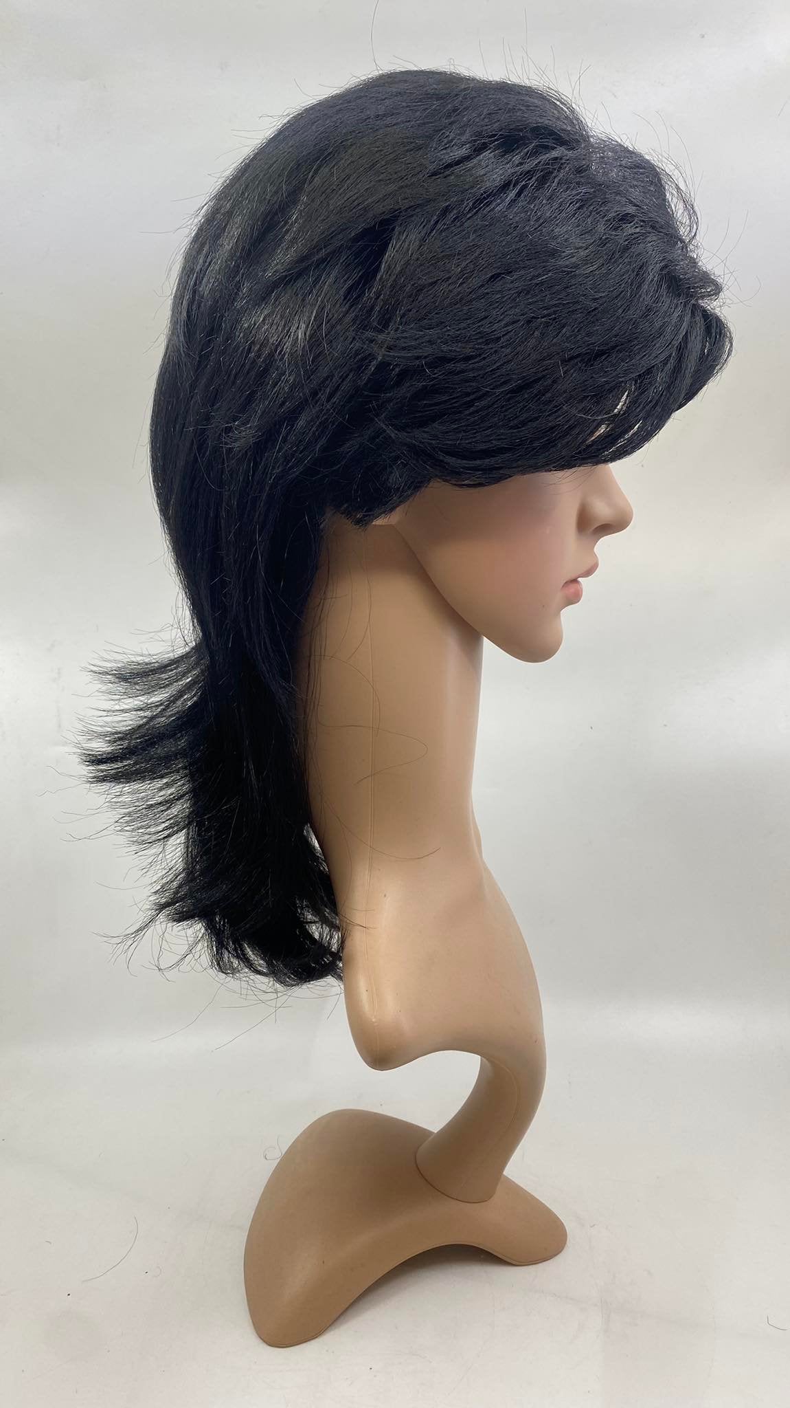 Wig- Black Mullet