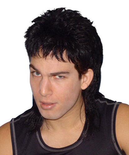 Wig- Black Mullet