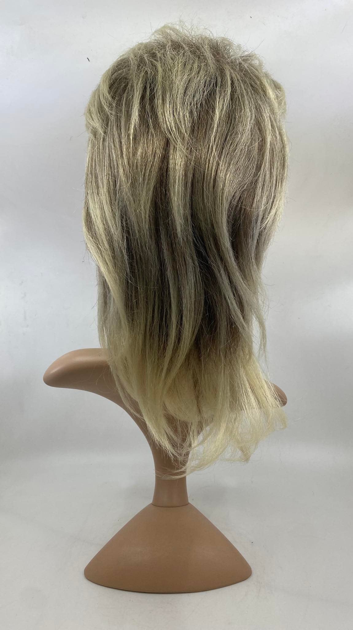 Wig- Blonde/Brown Mullet