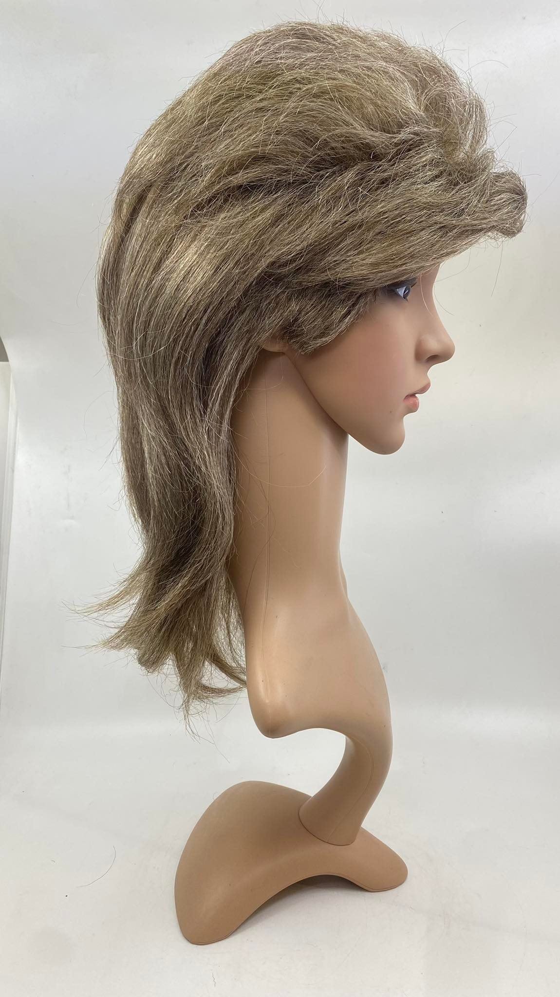 Wig- Blonde/Brown Mullet